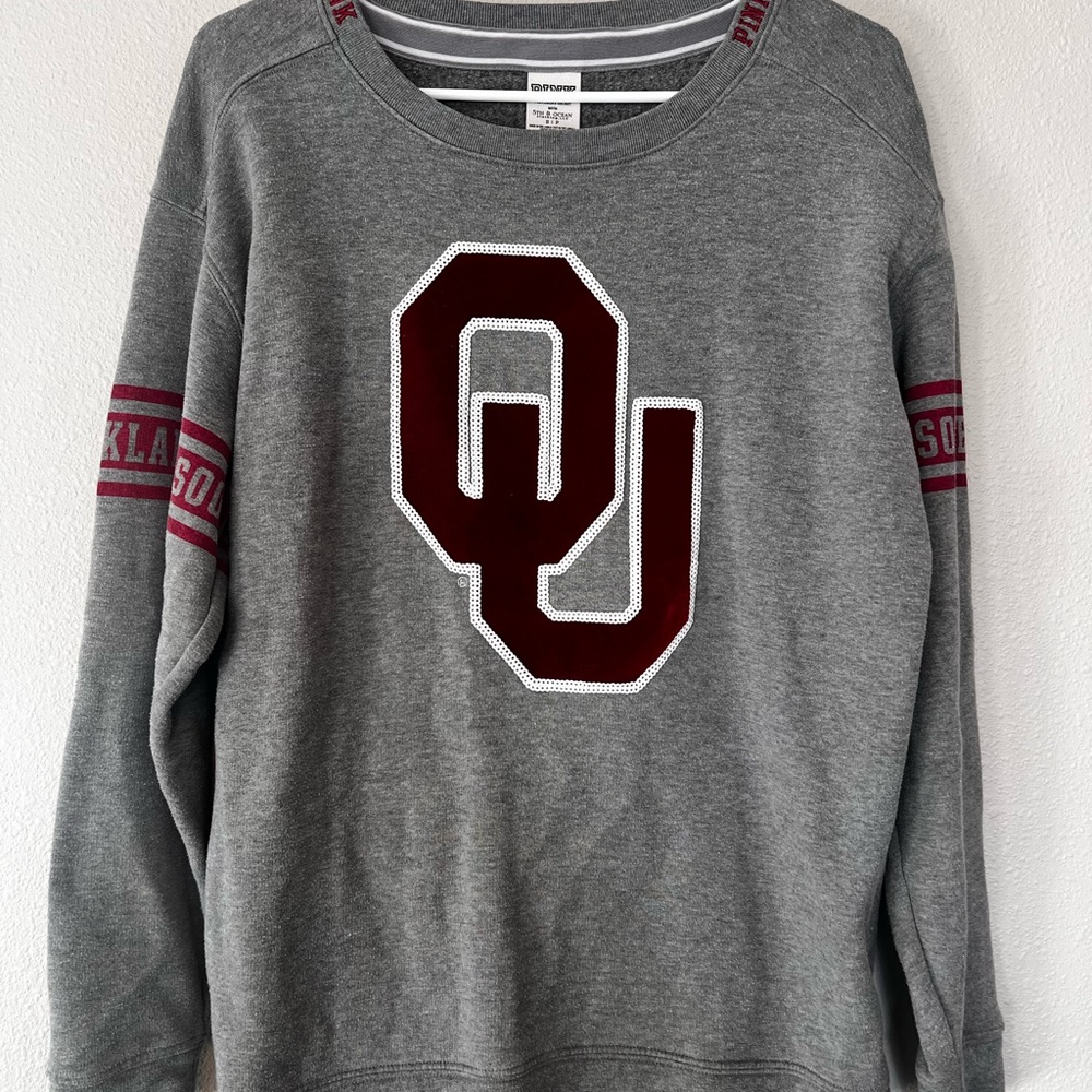 PINK Victoria's Secret Oklahoma Sooners Sweatshirt
